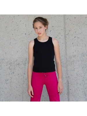 Plain Kids tank vest Skinnifit 220 GSM